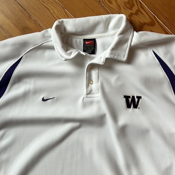 Nike University of Washington Huskies Oversized Men’s Polo - Picture 3 of 6